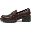 image:imageDREAM PAIRS Womens Chunky Loafers Platform Comfortable SlipOn Dressy Business Casual ShoesBrownpu