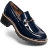 image:imageDREAM PAIRS Womens Chunky Loafers Platform Comfortable SlipOn Dressy Business Casual ShoesNavy