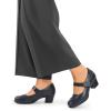 image:imageDREAM PAIRS Womens Chunky Low Block Closed Toe Heels Mary Janes Pumps Comfortable Round Toe Dress Work Wedding ShoesNavy