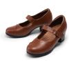 image:imageDREAM PAIRS Womens Chunky Low Block Closed Toe Heels Mary Janes Pumps Comfortable Round Toe Dress Work Wedding ShoesTanpu