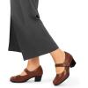 image:imageDREAM PAIRS Womens Chunky Low Block Closed Toe Heels Mary Janes Pumps Comfortable Round Toe Dress Work Wedding ShoesTanpu