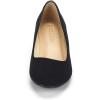 image:imageDREAM PAIRS Womens Debbie Mid Wedge Heel Pump ShoesBlackSuede