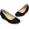 image:imageDREAM PAIRS Womens Debbie Mid Wedge Heel Pump ShoesBlackSuede
