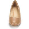 image:imageDREAM PAIRS Womens Debbie Mid Wedge Heel Pump ShoesNudePu