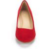 image:imageDREAM PAIRS Womens Debbie Mid Wedge Heel Pump ShoesRedSuede