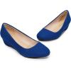 image:imageDREAM PAIRS Womens Debbie Mid Wedge Heel Pump ShoesRoyalBlue