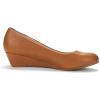 image:imageDREAM PAIRS Womens Debbie Mid Wedge Heel Pump ShoesTanPu