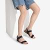 image:imageDREAM PAIRS Womens Espadrilles Ankle Stretch Elastic Strap Open Toe Comfortable Wedges Flats Spring Dressy Sandals Shoes 2026 for WomenBlacksuede