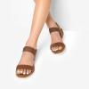 image:imageDREAM PAIRS Womens Espadrilles Ankle Stretch Elastic Strap Open Toe Comfortable Wedges Flats Spring Dressy Sandals Shoes 2026 for WomenBrown