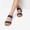 image:imageDREAM PAIRS Womens Espadrilles Ankle Stretch Elastic Strap Open Toe Comfortable Wedges Flats Spring Dressy Sandals Shoes 2026 for WomenNavysuede