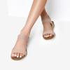 image:imageDREAM PAIRS Womens Espadrilles Ankle Stretch Elastic Strap Open Toe Comfortable Wedges Flats Spring Dressy Sandals Shoes 2026 for WomenNudePink