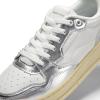 image:imageDREAM PAIRS Womens Fashion Walking Skateboard Court Sneakers Comfortable Low Top Lace Up Non Slip Retro Vintage Casual Classic Athletic ShoesWhiteSilver
