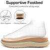image:imageDREAM PAIRS Womens Hiking Sandals Arch Support Platform Orthopedic Sandals Comfortable Open Toe Walking Summer Shoes Lightweight Outdoor Athletic Sport Water SandalsBrown