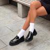 image:imageDREAM PAIRS Womens Loafers Lug Sole Slip On Platform Chunky Penny Loafers for Women Dressy and Work Business Casual Shoes for WomenBlackpat