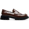 image:imageDREAM PAIRS Womens Loafers Lug Sole Slip On Platform Chunky Penny Loafers for Women Dressy and Work Business Casual Shoes for WomenBrownpat