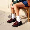 image:imageDREAM PAIRS Womens Loafers Lug Sole Slip On Platform Chunky Penny Loafers for Women Dressy and Work Business Casual Shoes for WomenBurgundypat