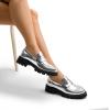 image:imageDREAM PAIRS Womens Loafers Lug Sole Slip On Platform Chunky Penny Loafers for Women Dressy and Work Business Casual Shoes for WomenSilverpat