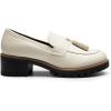 image:imageDREAM PAIRS Womens Loafers Slip On Platform Chunky Penny Heeled Lug Sole Loafers for Women Dressy and Work Business Casual Shoes for WomenBeigepu