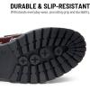 image:imageDREAM PAIRS Womens Loafers Slip On Platform Chunky Penny Heeled Lug Sole Loafers for Women Dressy and Work Business Casual Shoes for WomenBurgundypat