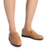 image:imageDREAM PAIRS Womens Loafers SlipOn Business Casual Work ShoesBrownpu