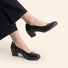 image:imageDREAM PAIRS Womens Low Chunky Heels Comfortable Block Work Pumps Closed Round Toe Dress Shoes for Office BusinessBlack