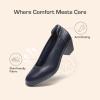 image:imageDREAM PAIRS Womens Low Chunky Heels Comfortable Block Work Pumps Closed Round Toe Dress Shoes for Office BusinessNavy
