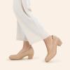 image:imageDREAM PAIRS Womens Low Chunky Heels Comfortable Block Work Pumps Closed Round Toe Dress Shoes for Office BusinessNude