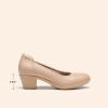 image:imageDREAM PAIRS Womens Low Chunky Heels Comfortable Block Work Pumps Closed Round Toe Dress Shoes for Office BusinessNude