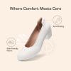 image:imageDREAM PAIRS Womens Low Chunky Heels Comfortable Block Work Pumps Closed Round Toe Dress Shoes for Office BusinessWhite