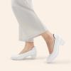 image:imageDREAM PAIRS Womens Low Chunky Heels Comfortable Block Work Pumps Closed Round Toe Dress Shoes for Office BusinessWhite
