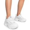 image:imageDREAM PAIRS Womens Platform Chunky Fashion Sneakers Jaxon Walking Lace Up Comfortable Dad Sneakers Workout Sport Work Casual Tennis ShoesWhite