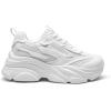 image:imageDREAM PAIRS Womens Platform Chunky Fashion Sneakers Jaxon Walking Lace Up Comfortable Dad Sneakers Workout Sport Work Casual Tennis ShoesWhite
