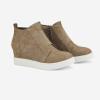 image:imageDREAM PAIRS Womens Platform Wedge Sneakers Ankle BootiesTaupe