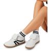 image:imageDREAM PAIRS Womens Tennis Sneakers Walking Casual LaceUp Footwear Comfortable Trendy FoldOver Design Fashion Sneakers ShoesWhite