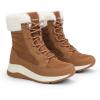 image:imageDREAM PAIRS Womens Winter Snow Boots Waterproof Lightweight Warm Faux Fur Lined Insulated Outdoor Ladies MidCalf BootiesChestnut