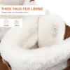 image:imageDREAM PAIRS Womens Winter Snow Boots Waterproof Lightweight Warm Faux Fur Lined Insulated Outdoor Ladies MidCalf BootiesChestnut