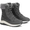 image:imageDREAM PAIRS Womens Winter Snow Boots Waterproof Lightweight Warm Faux Fur Lined Insulated Outdoor Ladies MidCalf BootiesGrey