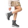 image:imageDREAM PAIRS Womens Winter Snow Boots Waterproof Lightweight Warm Faux Fur Lined Insulated Outdoor Ladies MidCalf BootiesGrey