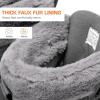 image:imageDREAM PAIRS Womens Winter Snow Boots Waterproof Lightweight Warm Faux Fur Lined Insulated Outdoor Ladies MidCalf BootiesGrey