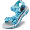 image:imageDREAM PAIRS Boys Girls Sandals Kids Adventurous LightWeight Adjustable Straps Summer Water Shoes ToddlerLittle KidBig KidBabyBlue