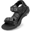 image:imageDREAM PAIRS Boys Girls Sandals Kids Adventurous LightWeight Adjustable Straps Summer Water Shoes ToddlerLittle KidBig KidBlack