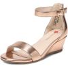 image:imageDREAM PAIRS Girls Wedge Sandals Flatform Open Toe Summer Platform Sandals Flower Wedding Party for Little KidBig KidChampagne