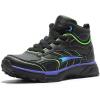 image:imageDREAM PAIRS Kids Shoes Hiking Boots Boys Girls HighTop Shoes Outdoors DuraPlay LaceUp Lightweight Hiking SneakersBlackBlueGreen