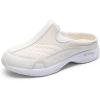 image:imageDREAM PAIRS Mules for Women Sneakers Slip on Shoes for Women Walking ShoesKhaki