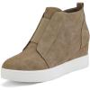 image:imageDREAM PAIRS Womens Platform Wedge Sneakers Ankle BootiesTaupe
