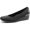 image:imageDREAM PAIRS Womens Wedge Shoes Closed Toe Low Heel Pumps Comfotable Dress ShoesBlacklycra
