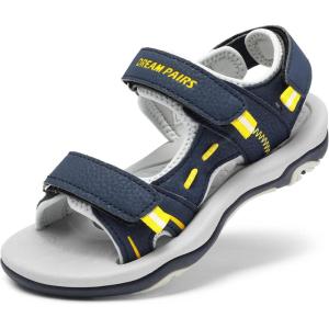 image:imageDREAM PAIRS Boys Girls Sandals Kids Athletic Summer Sports Water Shoes for ToddlerLittle KidBig KidDarkBlue