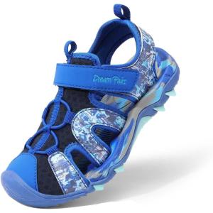 image:imageDREAM PAIRS Boys Girls Summer Outdoor Athletic Sport Sandals for ToddlerLittleBig KidRoyal Blue