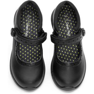 image:imageDREAM PAIRS Girls School Shoes Mary Jane Flats Lightweight Comfortable Girls Uniform Dress Shoes for ToddlerLittle KidBig KidBlack