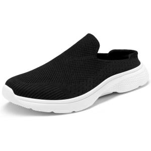 image:imageDREAM PAIRS Mules for Women Shoes Slip on Sneakers Knit Flats Lightweight Breathable Comfortable Walking ShoesBlack